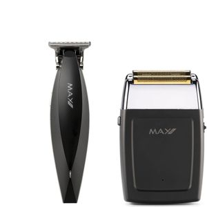 Max Pro - Precision Grooming Kit - Baardtrimmer en Scheerapparaat - Voor Strakke Lijnen en Comfortabele Scheerbeurt
