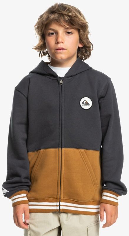 Quiksilver Knowledge Area - Kapuzenpulli mit Reißverschluss für Jungs 4-16 - Schwarz