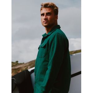 Quiksilver Salterhill - Langärmliges Hemd für Männer - Grün