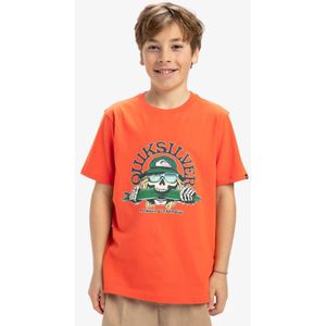 Quiksilver Ev Skull Feast - T-Shirt für Jungs 8 - 16 - Orange