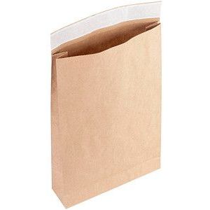 flexiPAK Faltentaschen classic Fixverschluss ca. DIN B4 ohne Fenster braun mit 7,0 cm Falte, 300 St.