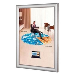update displays  Klapprahmen Easy-Fix silber 62,4 x 87,1 cm