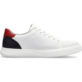 Rieker - Heren Sneakers - Wit - Leer