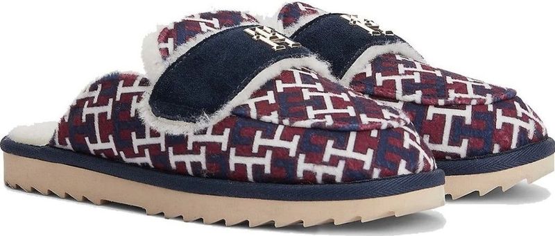 Tommy Hilfiger - Casual Loafer Mule Slipper - Zwart - Polyester