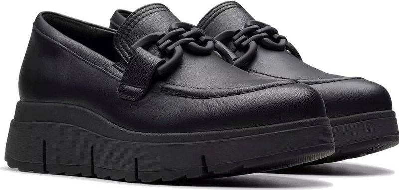 Clarks - Loriini Izzy - Instappers - Zwart - Leer