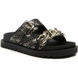 Guess Gezondheidsslippers FL6FAT FAL03 BLKPL Zwart