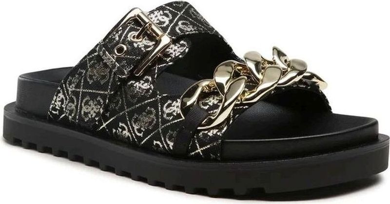 Guess Gezondheidsslippers FL6FAT FAL03 BLKPL Zwart