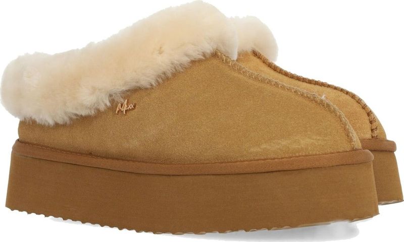 Mexx - MICH2001243W - Gezondheidsslippers - Bruin - Suède