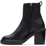 Clarks - Cassiano Zip - Nette Schoenen - Zwart - Hair-on Leer