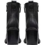 Clarks - Cassiano Zip - Nette Schoenen - Zwart - Hair-on Leer