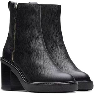 Clarks - 26178671C Cassiano ZIP - Leren Laarzen - Zwart