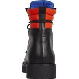 Tommy Jeans - Enkellaarsjes - Zwart - Leer