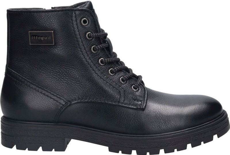 Bugatti - 331AG6321000 - Enkellaarsjes - Zwart - Leer