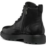 Geox - U46FRC 00043 - Enkellaarsjes - Zwart - Leer