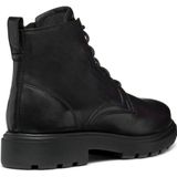 Geox - U46FRC 00043 - Enkellaarsjes - Zwart - Leer