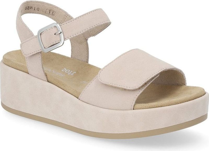 Remonte - D1N50-60 - Sandalen - Beige - Suède - Textiel