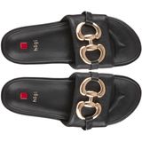 Hogl - Emmy - Gezondheidsslippers - Zwart - Leer