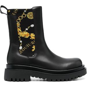 Versace Jeans Couture - Chelsea Boots - Zwart - Textielmix
