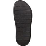 s.Oliver - Dames Slipper - Zwart - Leren Bovenwerk - Soft Foam Technologie