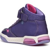 Geox - J Inek Girl C - Sneakers - Paars/Fuchsia - Leer