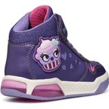 Geox - J Inek Girl C - Sneakers - Paars/Fuchsia - Leer