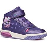 Geox - J Inek Girl C - Sneakers - Paars/Fuchsia - Leer