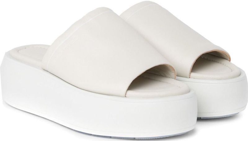 Calvin Klein - HW0HW01943 - Gezondheidsslippers - Beige - Leer