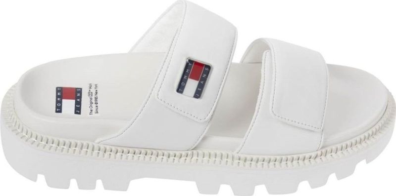 Tommy Jeans - EN0EN02560 - Sandalen - Beige - Polyurethaan, Polyester