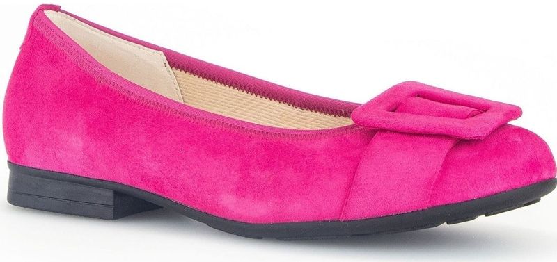 Gabor - Gesloten Ballerina's - Roze - Suède