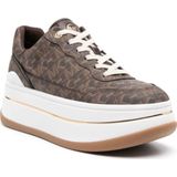 Michael Kors - Hayes Platform Sneakers - Bruin - Monogram Canvas