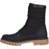 Tommy Hilfiger - Casual Veterschoen - Zwart - Dames - Leer