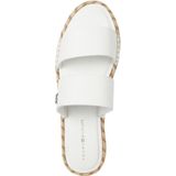 Tommy Hilfiger - Platte Sandalen - Wit - Leer