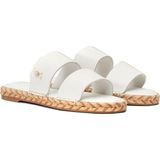 Tommy Hilfiger - Platte Sandalen - Wit - Leer