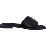 Marco Tozzi - Indaki - Gezondheidsslippers - Zwart - Leer