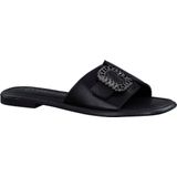 Marco Tozzi - Indaki - Gezondheidsslippers - Zwart - Leer