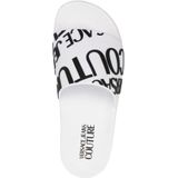 Versace Jeans Couture - Gezondheidsslippers - Wit - Rubber