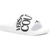 Versace Jeans Couture - Gezondheidsslippers - Wit - Rubber