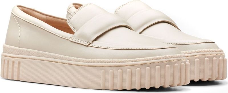 Clarks - Mayhill Cove - Loafers - Beige - Leer - Rubber