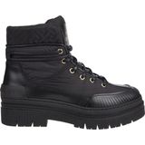 Tommy Hilfiger - Monogram - Enkellaarsjes - Zwart - Katoen/Nylon