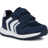 Geox - Alben - Sportschoenen - Denim/Oker - Suède/Nylon