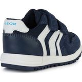Geox - Alben - Sportschoenen - Denim/Oker - Suède/Nylon