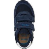 Geox - Alben - Sportschoenen - Denim/Oker - Suède/Nylon