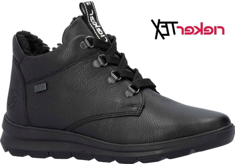 Rieker Enkellaarsjes Z0001-00 Zwart