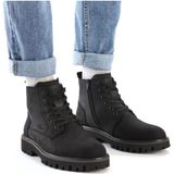 Rieker - 30430-00 - Enkellaarsjes - Zwart - Suède