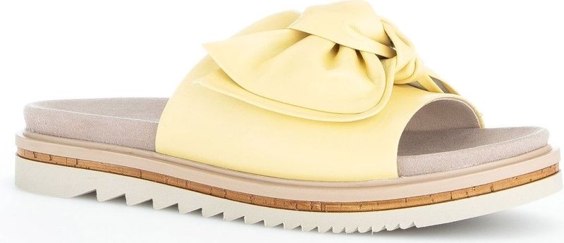 Gabor - Dames Schoenen - Geel - Leer - Open Ontwerp
