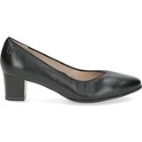Caprice - Pumps - Zwart - Leer - Comfortabele Blokhak