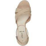 s.Oliver - Sandalen - Beige - Textiel