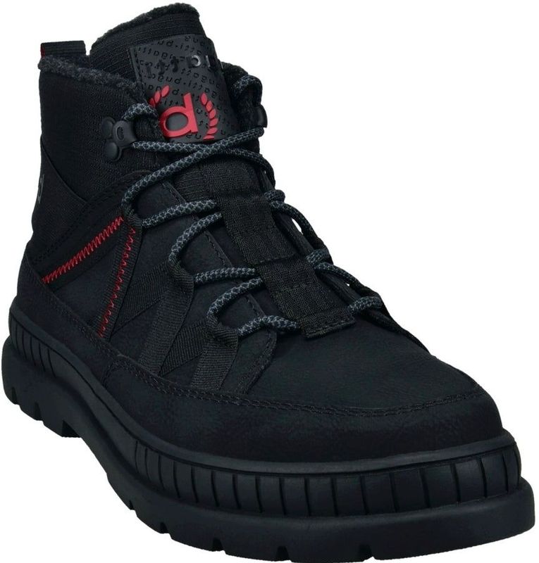 Bugatti - Enkellaarsjes - Zwart - Leer