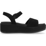 Remonte - Dames Sandalen - Zwart - Suède
