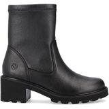 Remonte - Enkellaarzen - Zwart - Echt Leer - Gevoerd met Bont